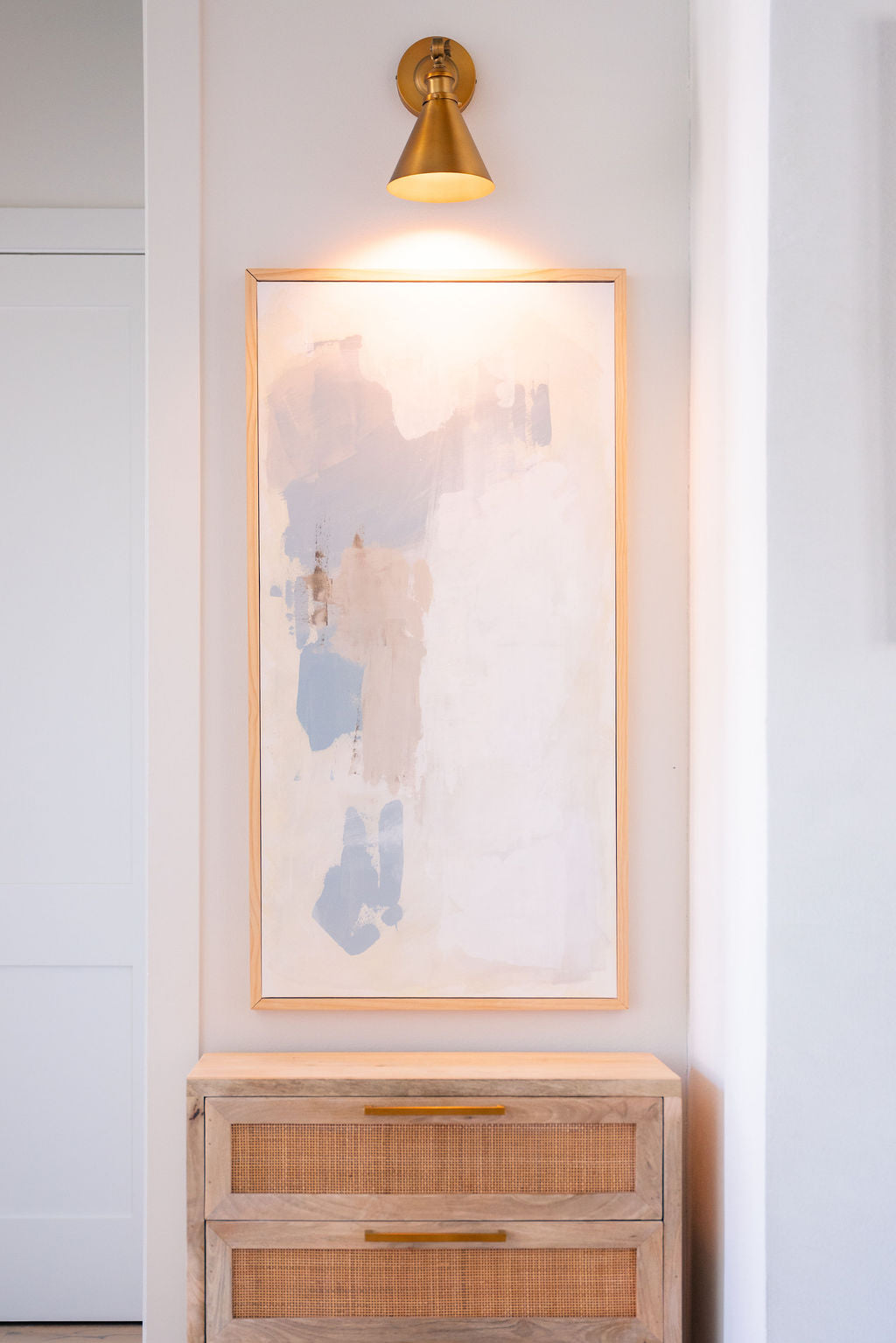 painting under light